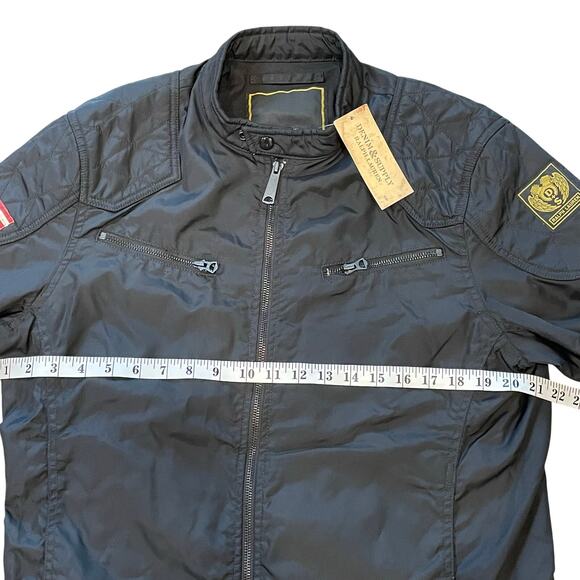 Ralph Lauren Denim & Supply Jacket Large Designer Luxury Classic Timeless Biker - Picture 6 of 8